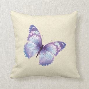 Lavender Butterfly Kussen