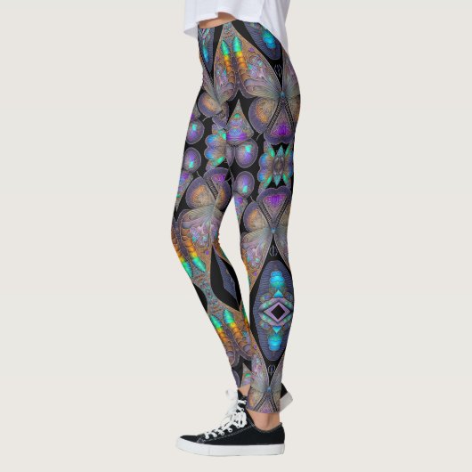 Lavender Butterfly Leggings (Links)
