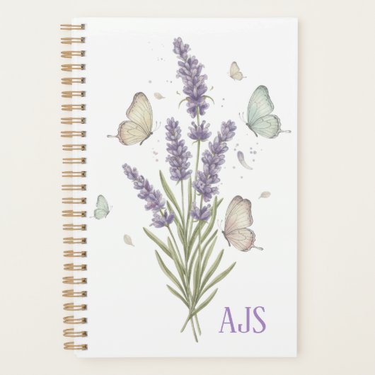 Lavender & Butterfly Planner - Elegant & Serene (Voorkant)