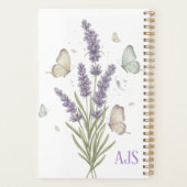 Lavender & Butterfly Planner - Elegant & Serene (Achterkant)