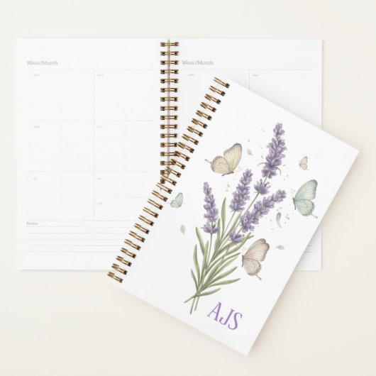 Lavender & Butterfly Planner - Elegant & Serene (Display)