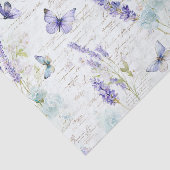 Lavender Butterfly Tissuepapier (Detail)