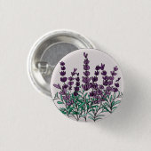 Lavender Button (Voorkant /achterkant)