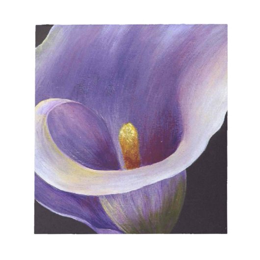Lavender Calla Lily Notitieblok (Voorkant)