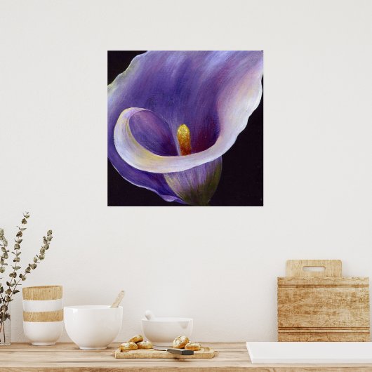 Lavender Calla Lily Poster (Keuken)