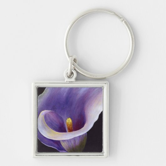 Lavender Calla Lily Sleutelhanger (Voorkant)