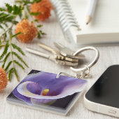 Lavender Calla Lily Sleutelhanger (Voorkant Rechts)