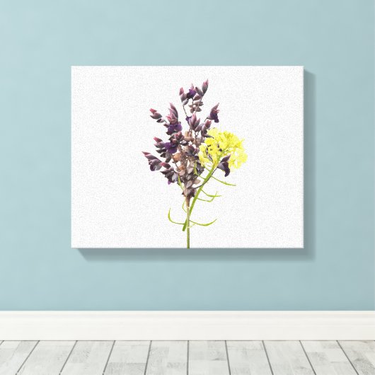 Lavender Canvas Afdruk (Insitu (Houten vloer))