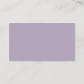 Lavender Castle QR Code Trouwwebsite RSVP Informatiekaartje (Achterkant)