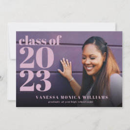 Lavender class 2022 Fotoaankondiging Afstuderen Aankondiging