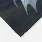 Lavender Clematis Abstract gepersonaliseerd Fleece Deken (Hoek)