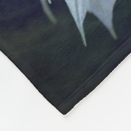 Lavender Clematis Abstract gepersonaliseerd Fleece Deken (Hoek)