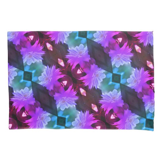 Lavender Clematis-bloem in de trallis Kussensloop (Voorkant)