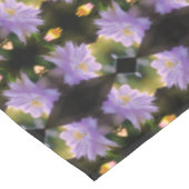 Lavender Clematis-bloem in Trellis Abstract Tafelkleed (Gekanteld)