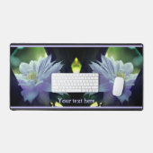 Lavender Clematis-bloem in Trellis gepersonaliseer Bureaumat (Keyboard & Muis)