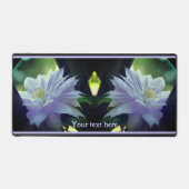 Lavender Clematis-bloem in Trellis gepersonaliseer Bureaumat (Voorkant)