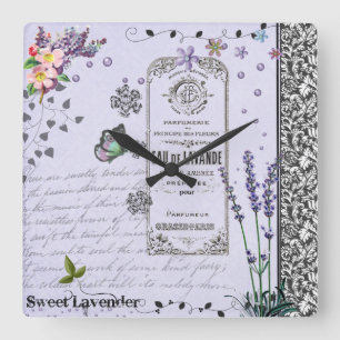  lavender Collage klok