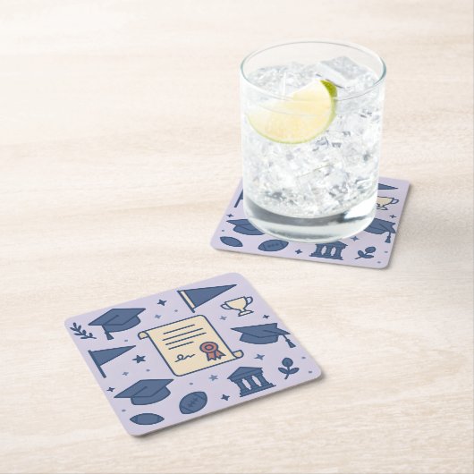 Lavender College Symbool Onderzetter Set (Insitu)