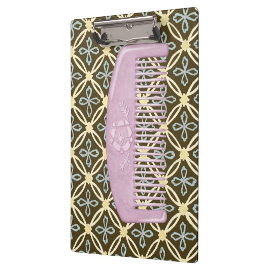 Lavender Comb over Chocolate Background Klembord (Links)