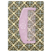 Lavender Comb over Chocolate Background Klembord (Achterkant)