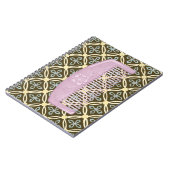 Lavender Comb over Chocolate Background Notitieboek (Linkerzijde)