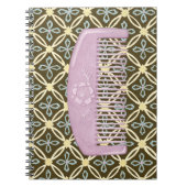 Lavender Comb over Chocolate Background Notitieboek (Voorkant)
