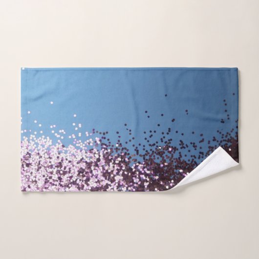 Lavender confetti bad handdoek (Handdoek)