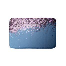 Lavender confetti blauw badmat