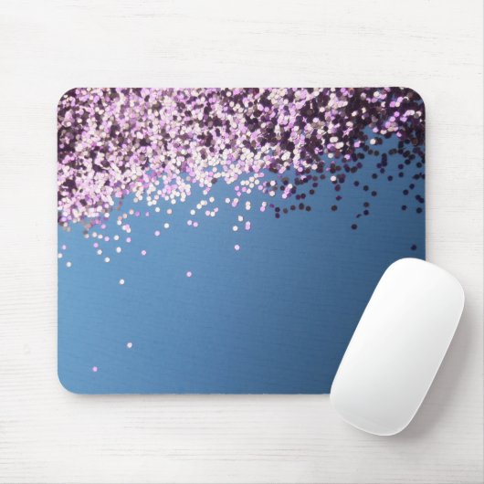 Lavender confetti blauw muismat (Met muis)