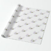 Lavender Cosmos flower op White Cadeaupapier (Uitgerold)