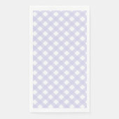 Lavender Country Style Gingham Pattern Napkins Servet (Voorkant)