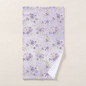 Lavender Countryside Flowers Handdoek (Handdoek)