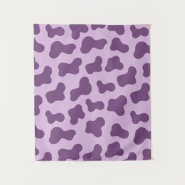 Lavender Cow Print Wandkleed
