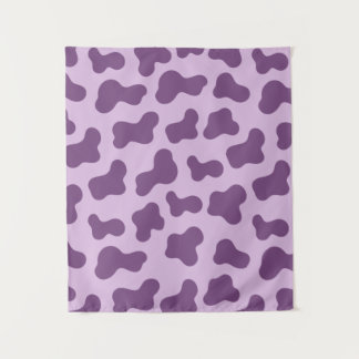 Lavender Cow Print Wandkleed