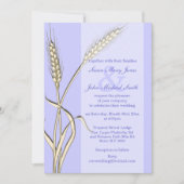 Lavender crème: tarwe in de openlucht kaart (Voorkant)