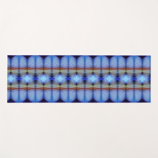 Lavender Crocus Ikat 5 Recoleta Yogamat (Voorkant (horizontaal))