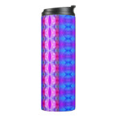 Lavender Crocus Ikat 6 Miami Thermosbeker (Gedraaid links)