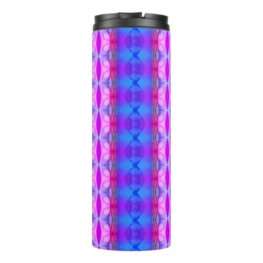 Lavender Crocus Ikat 6 Miami Thermosbeker (Achterkant)