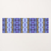 Lavender Crocus Ikat 6 Yogamat (Achterkant (horizontaal))
