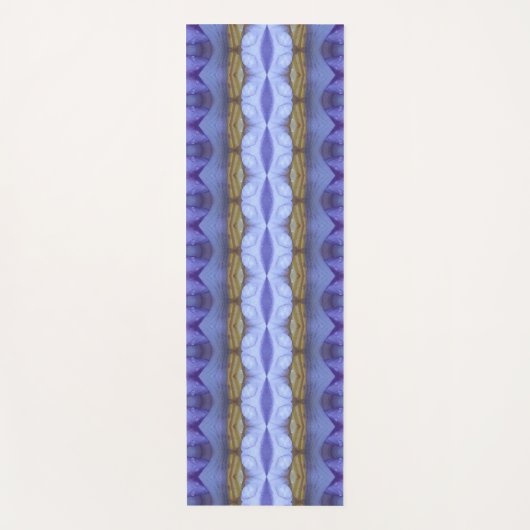 Lavender Crocus Ikat 6 Yogamat (Voorkant)