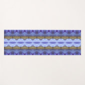 Lavender Crocus Ikat 6 Yogamat (Voorkant (horizontaal))