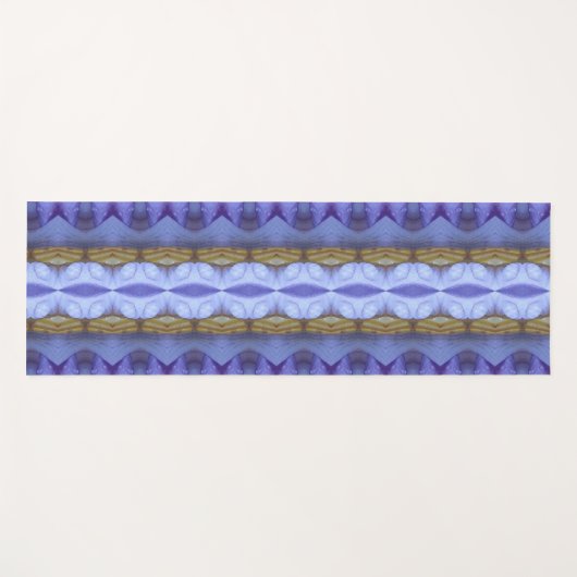 Lavender Crocus Ikat 6 Yogamat (Voorkant (horizontaal))