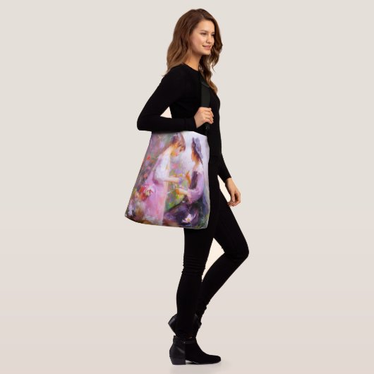 Lavender Crossbody Tas (Op model)