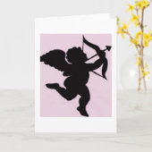 LAVENDER CUPIDO KAART (Gele Bloem)