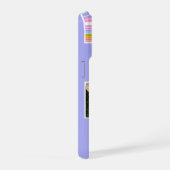 Lavender Cute Modern 3 Photo Layout Custom iPhone Hoesje (Rechterkant)