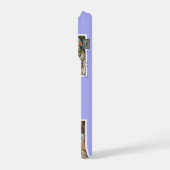 Lavender Cute Modern 3 Photo Layout Custom iPhone Hoesje (Linkerkant)