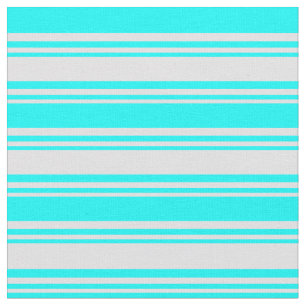 Lavender & Cyaan Striped/Lined Pattern Stof