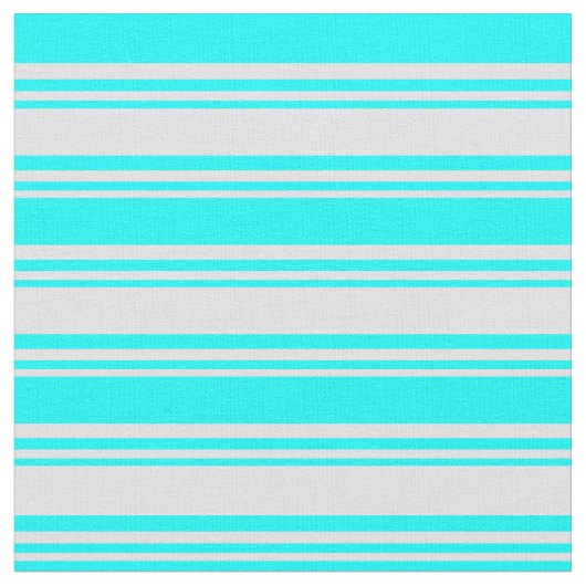 Lavender & Cyaan Striped/Lined Pattern Stof (Close Up)