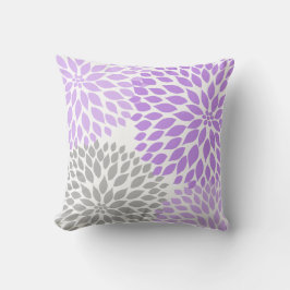 Lavender Dahlia floral home decor Kussen