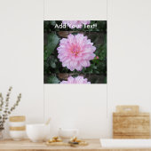 Lavender Dahlia Flower Poster (Keuken)